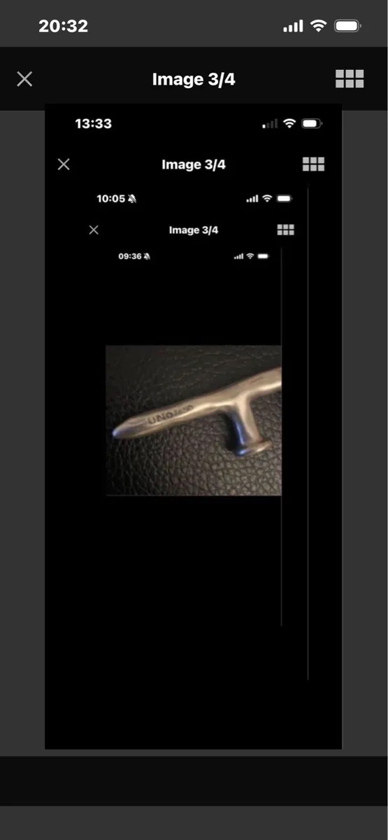 Large F Initial on Sliver Chain - Image 3