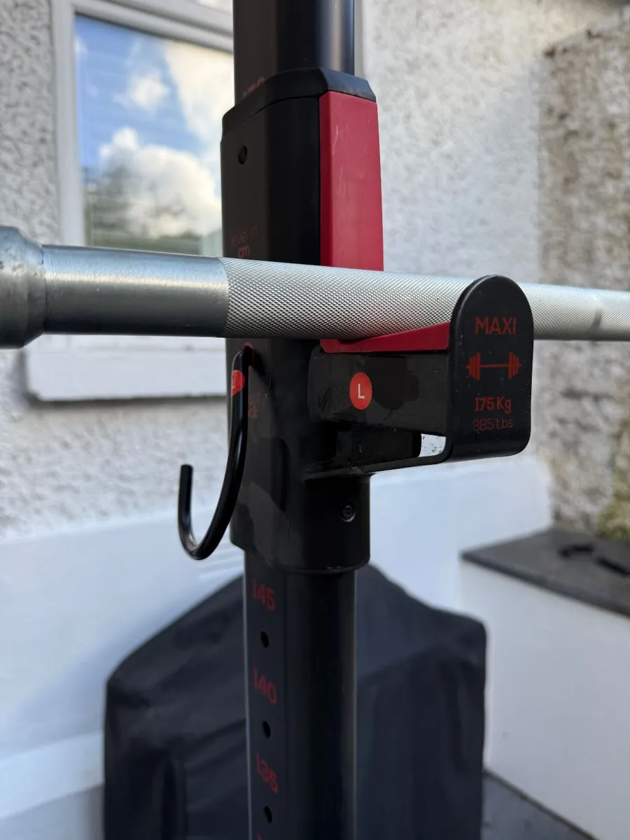 Squat Rack, Bench and Weight Set - Image 1