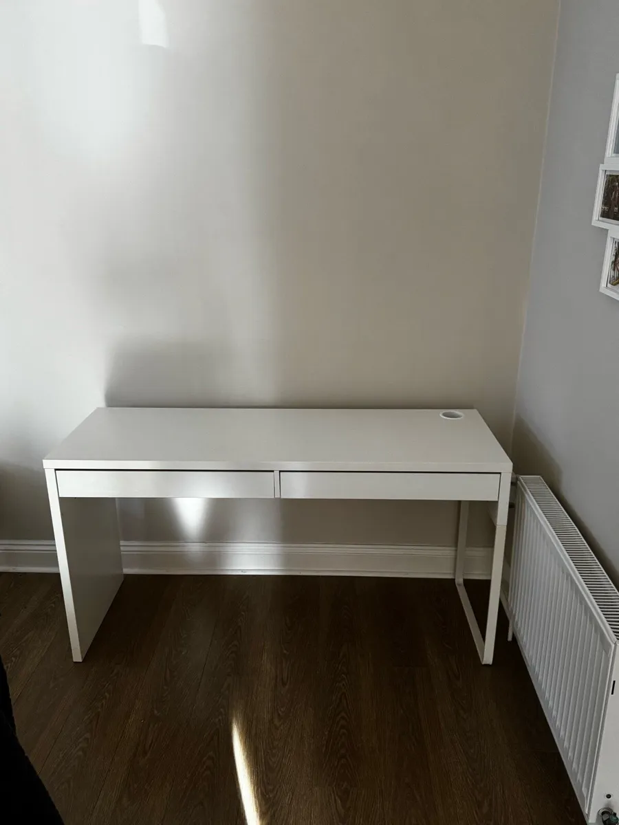 Ikea white desk - Image 1