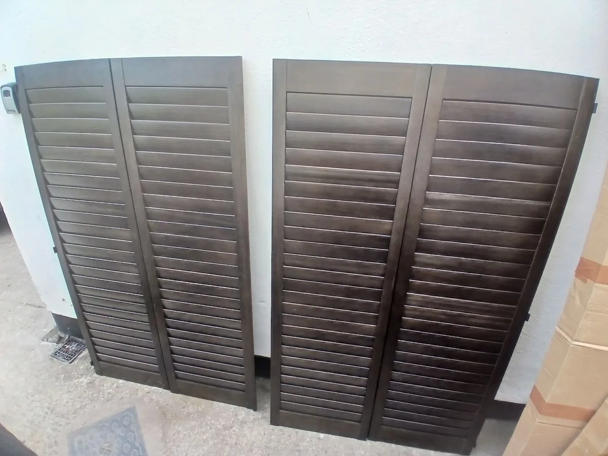 Walnut Window Shutter - Image 1