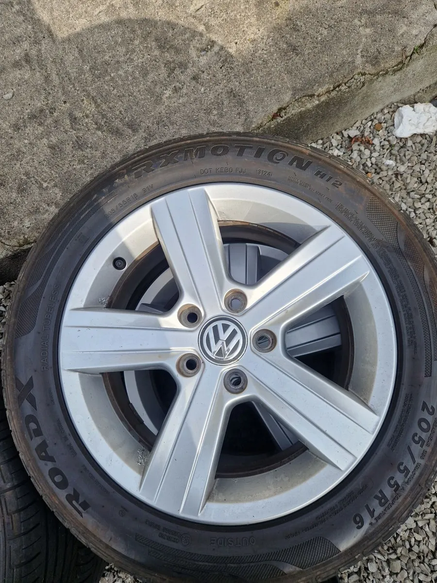 Vw caddy/golf alloys - Image 1