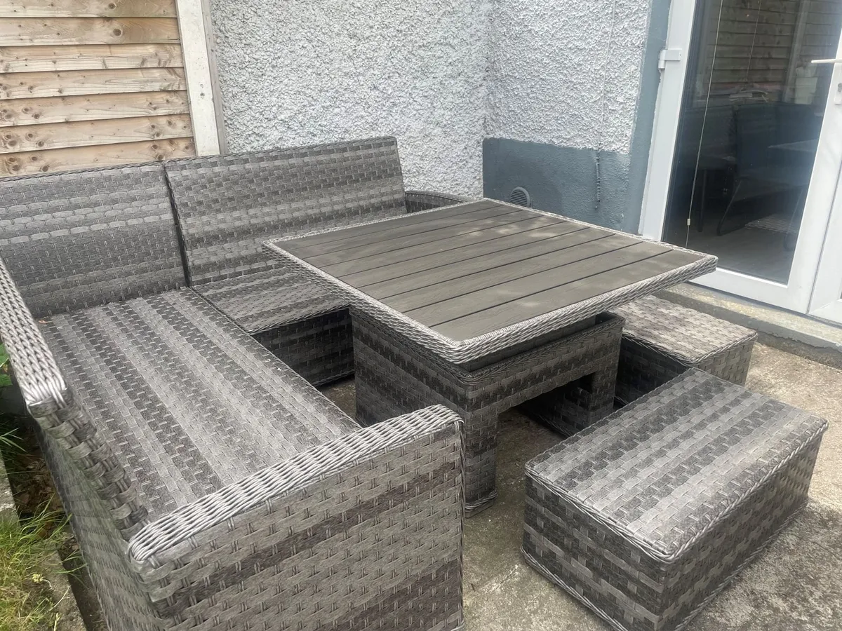 Rathwood Rattan Outdoor corner set - Image 3