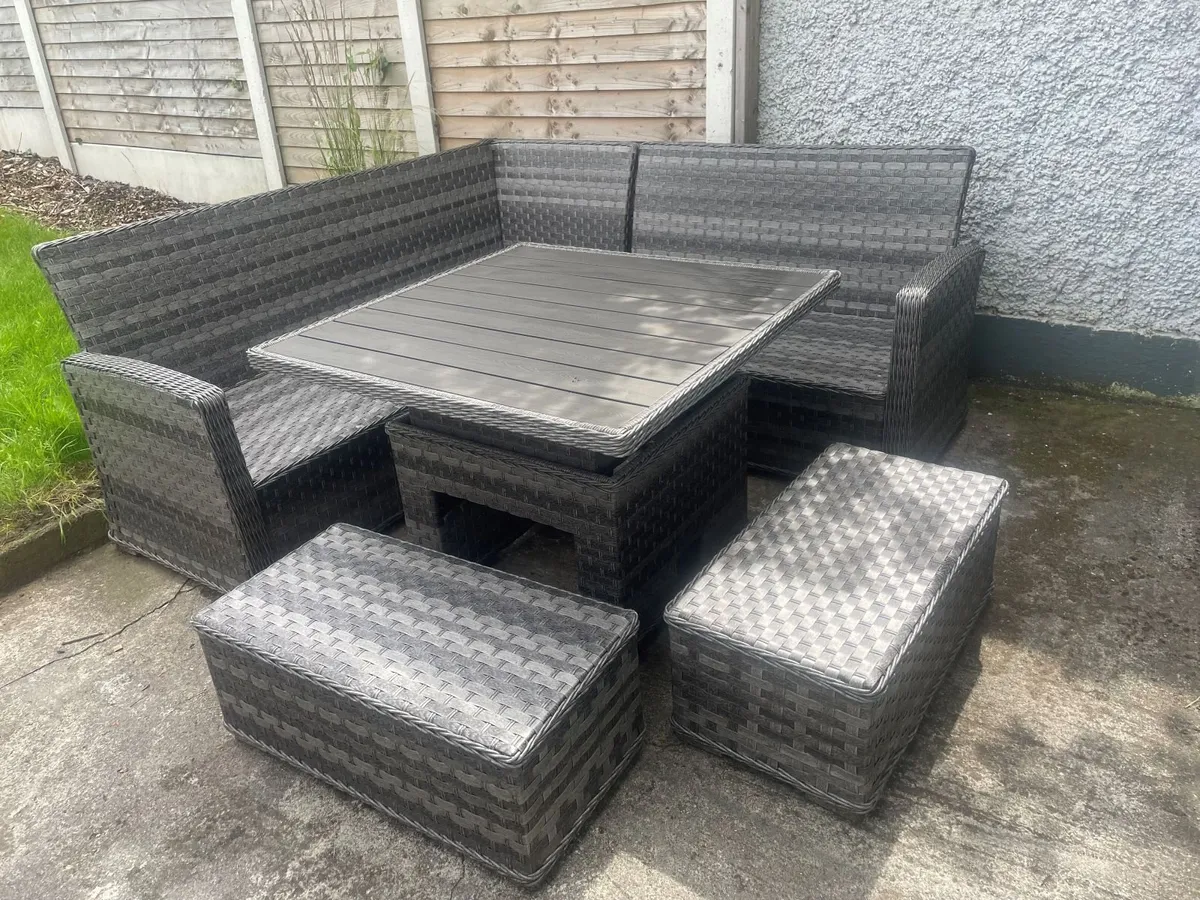 Rathwood Rattan Outdoor corner set - Image 4