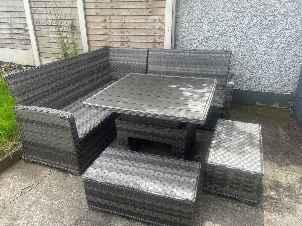 Rathwood Rattan Outdoor corner set - Image 2