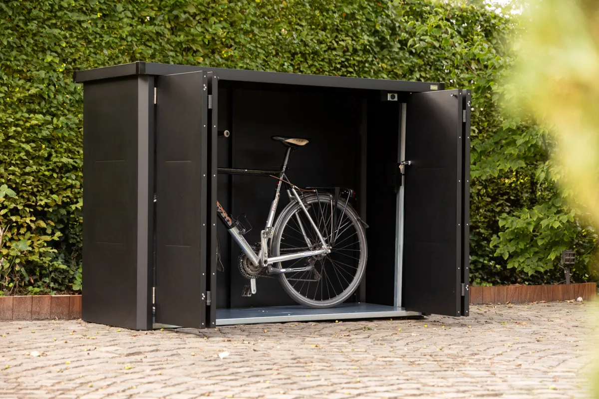 Premium 2-Bike Metal Shed / Secure E-Bike Storage - Image 1