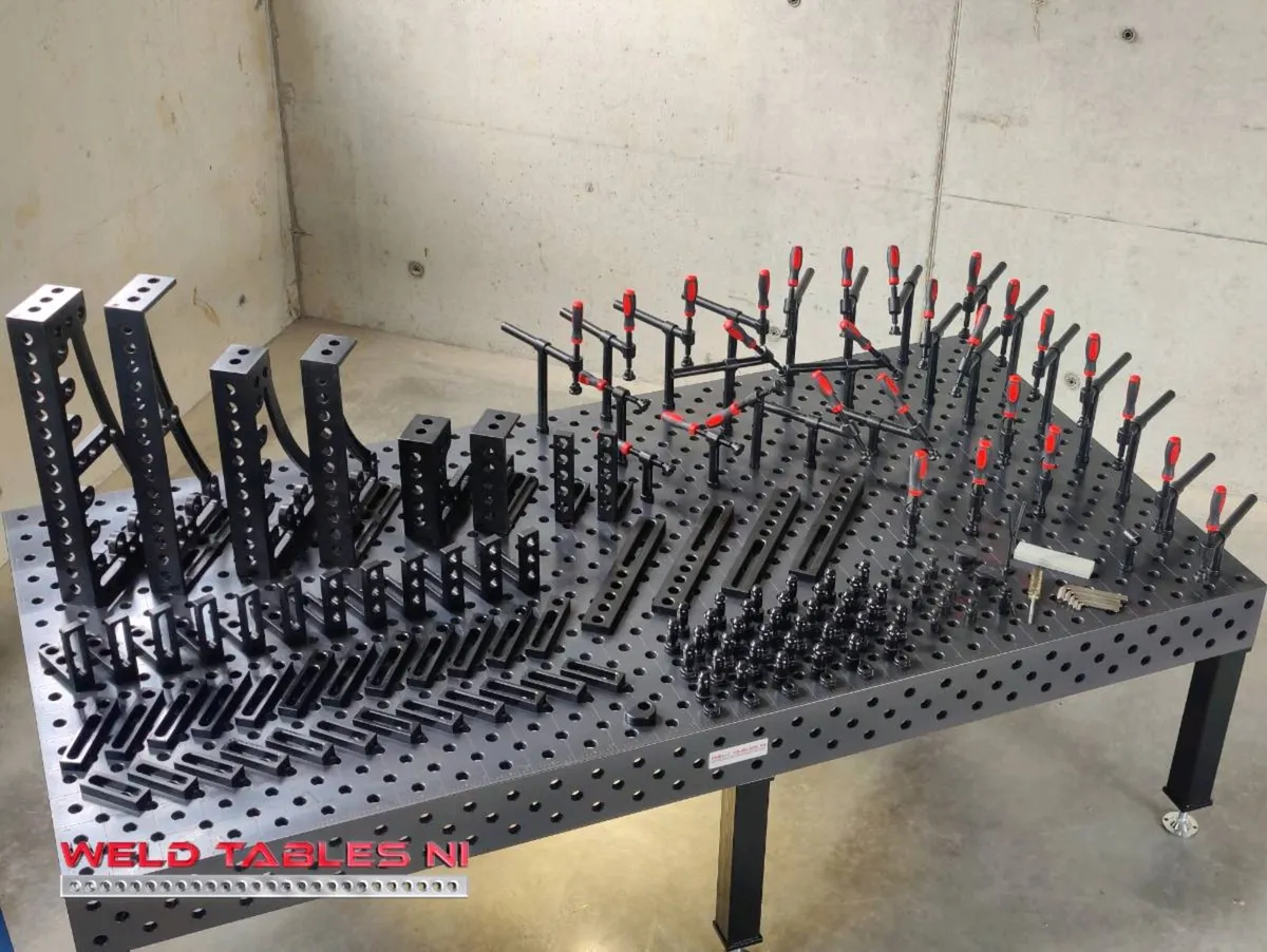 D28 Welding Table 2400x1200x200 Fixture Table - Image 3