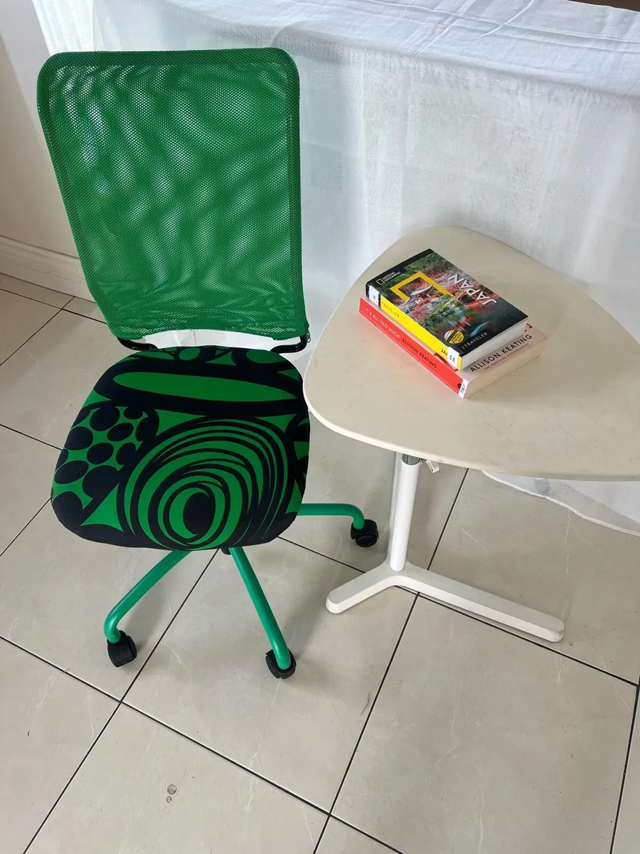 IKEA desk chair pink, green and black available - Image 4