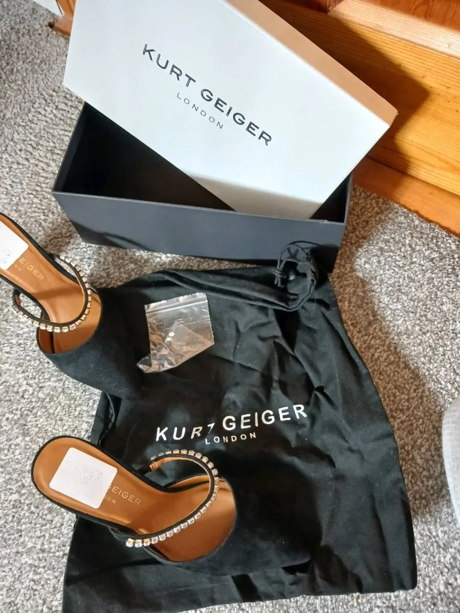 Kurt Geiger Crystal Pointed Mule Heels €90 ONO - Image 3