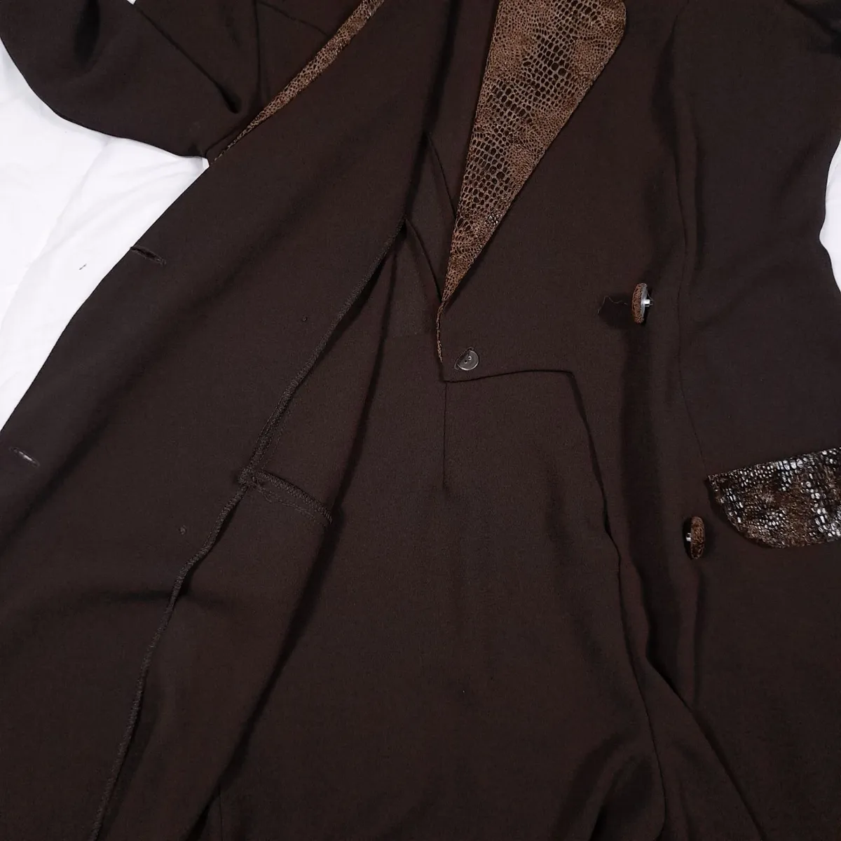 Joseph Ribkoff Vintage Brown  Romper 12UK/40EU - Image 4