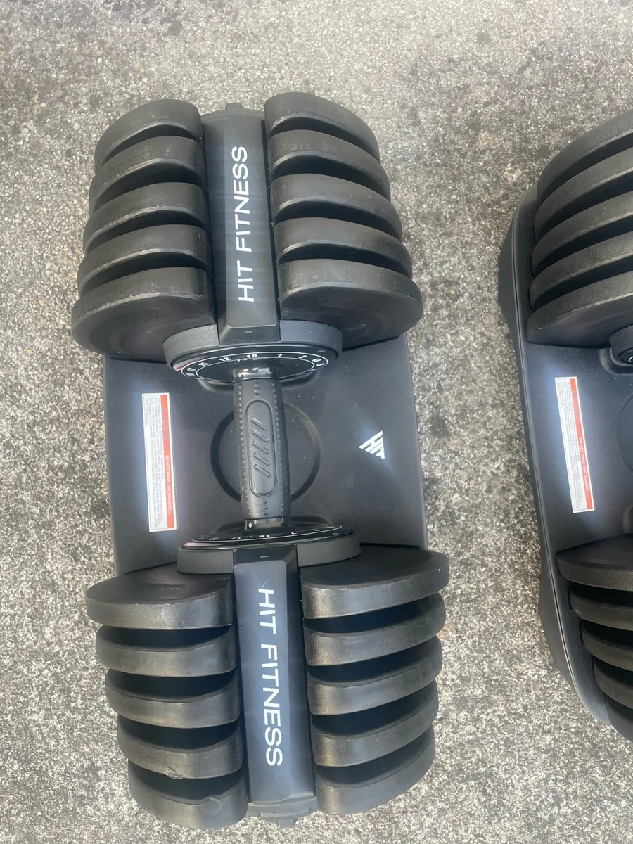 Adjustable Dumbells and bench - Image 3