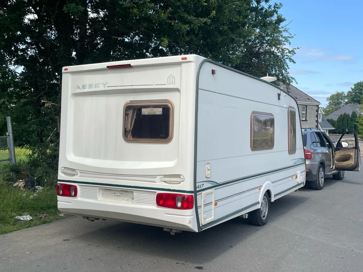 4 berth caravan L shape lounge - Image 4