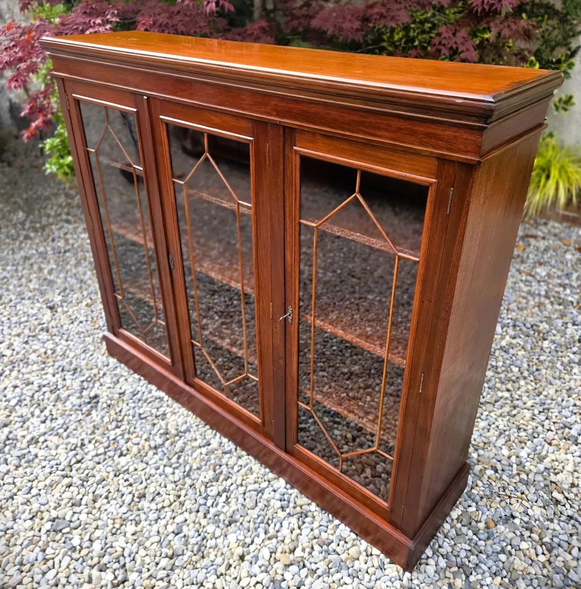 Vintage 3 Door Display Bookcase- Circa 1930 - Image 1