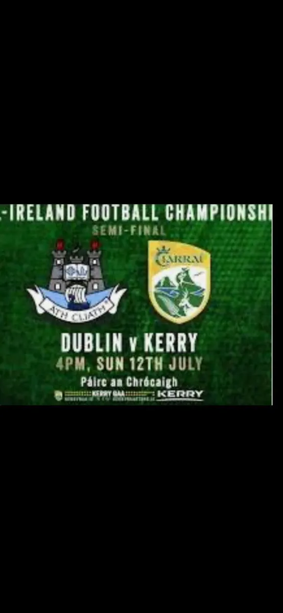 Dublin v Kerry  tickets - Image 2