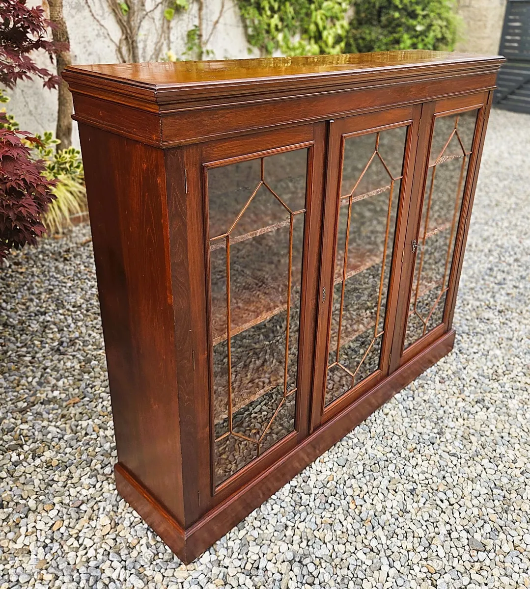 Vintage 3 Door Display Bookcase- Circa 1930 - Image 2