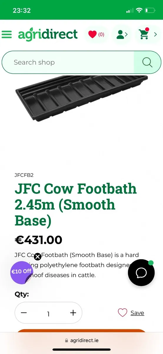 Cattle Hoof Bath