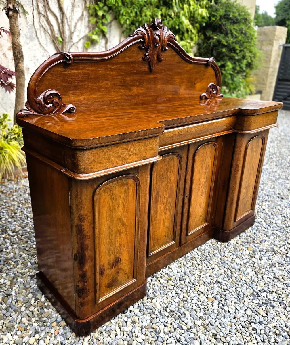 Victorian Breakfront Sideboard- Circa 1870 - Image 1