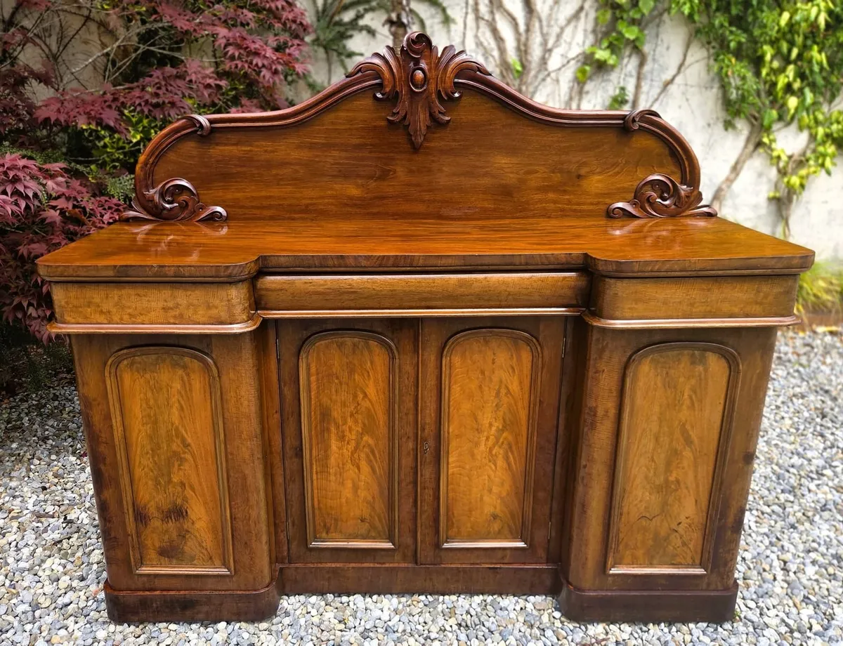 Victorian Breakfront Sideboard- Circa 1870 - Image 2