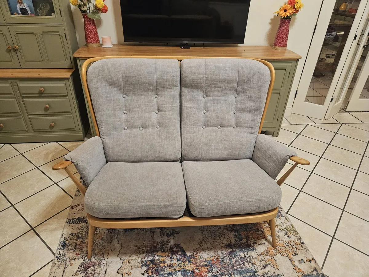 Mid Century Ercol Evergreen 2 seater sofa - Image 1