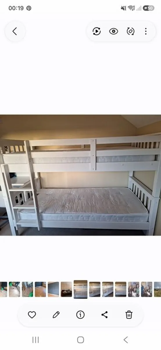 bunk bed wirh 1 new matress