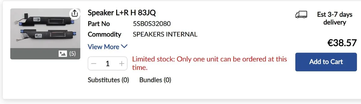 lenovo laptop speaker