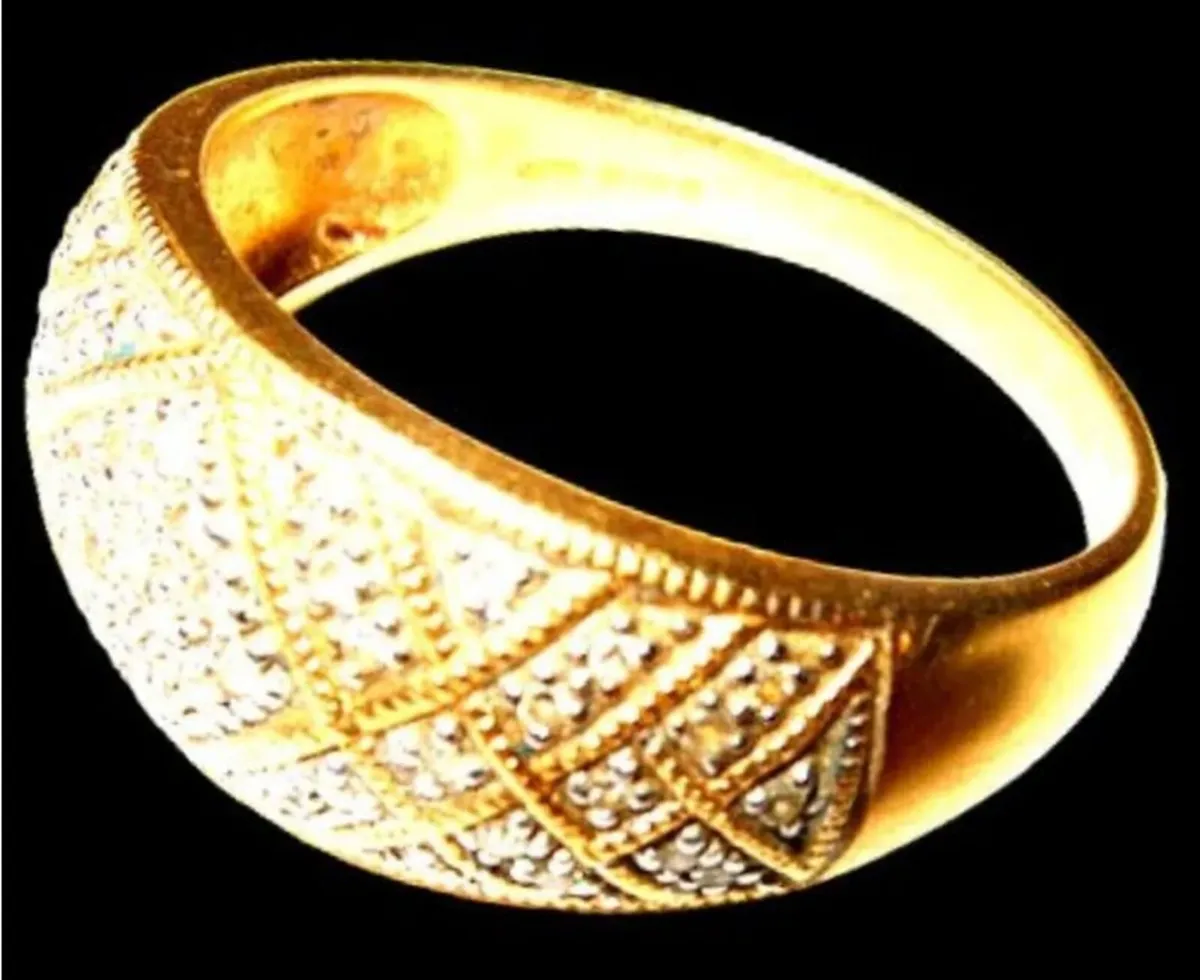 Vintage 18ct Gold/Diamond Ring - Image 2