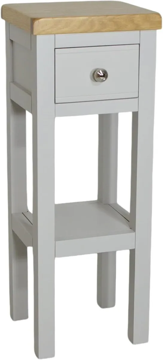 Small Side Table with Drawer Cashmere Console - Image 4