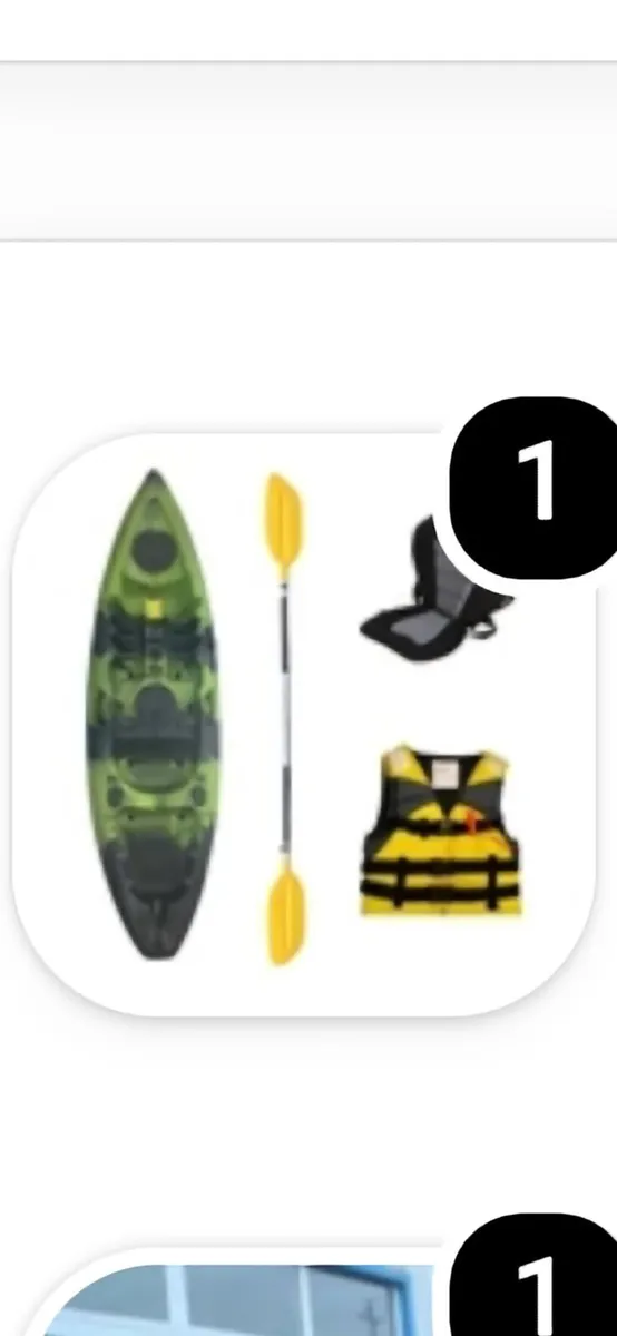 9ft sit on Kayak - Image 2