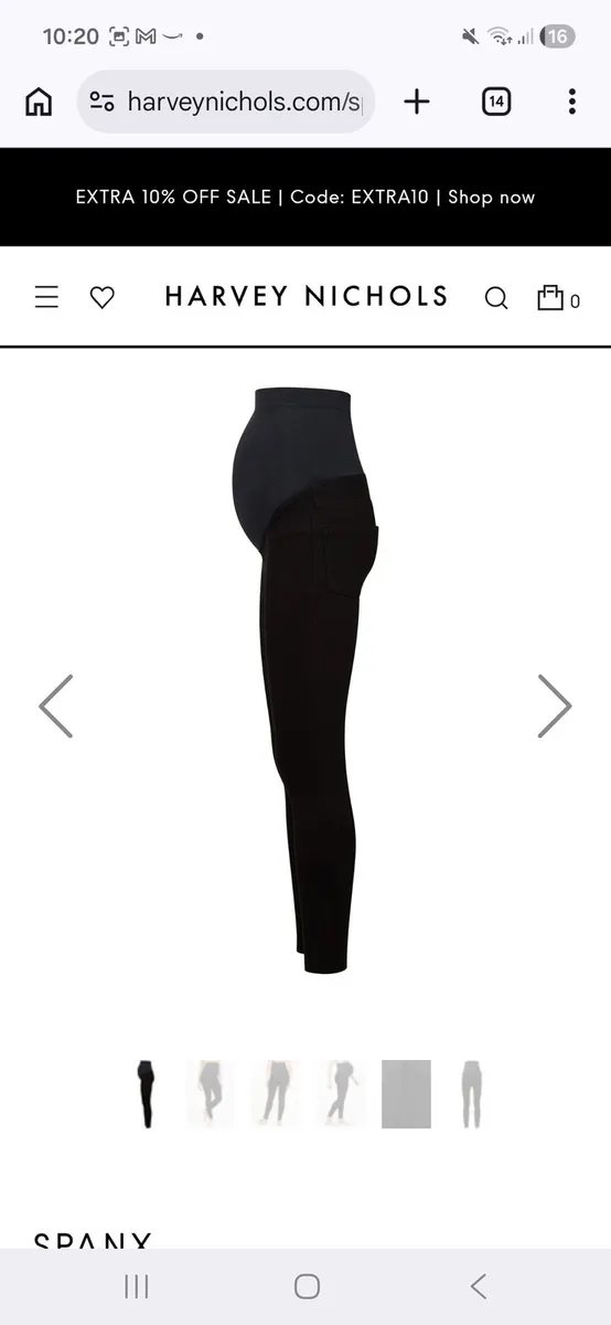 Maternity Spanx black jeans size 10 €15 - Image 1