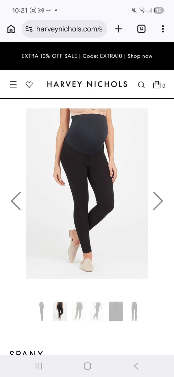 Maternity Spanx black jeans size 10 €15 - Image 2