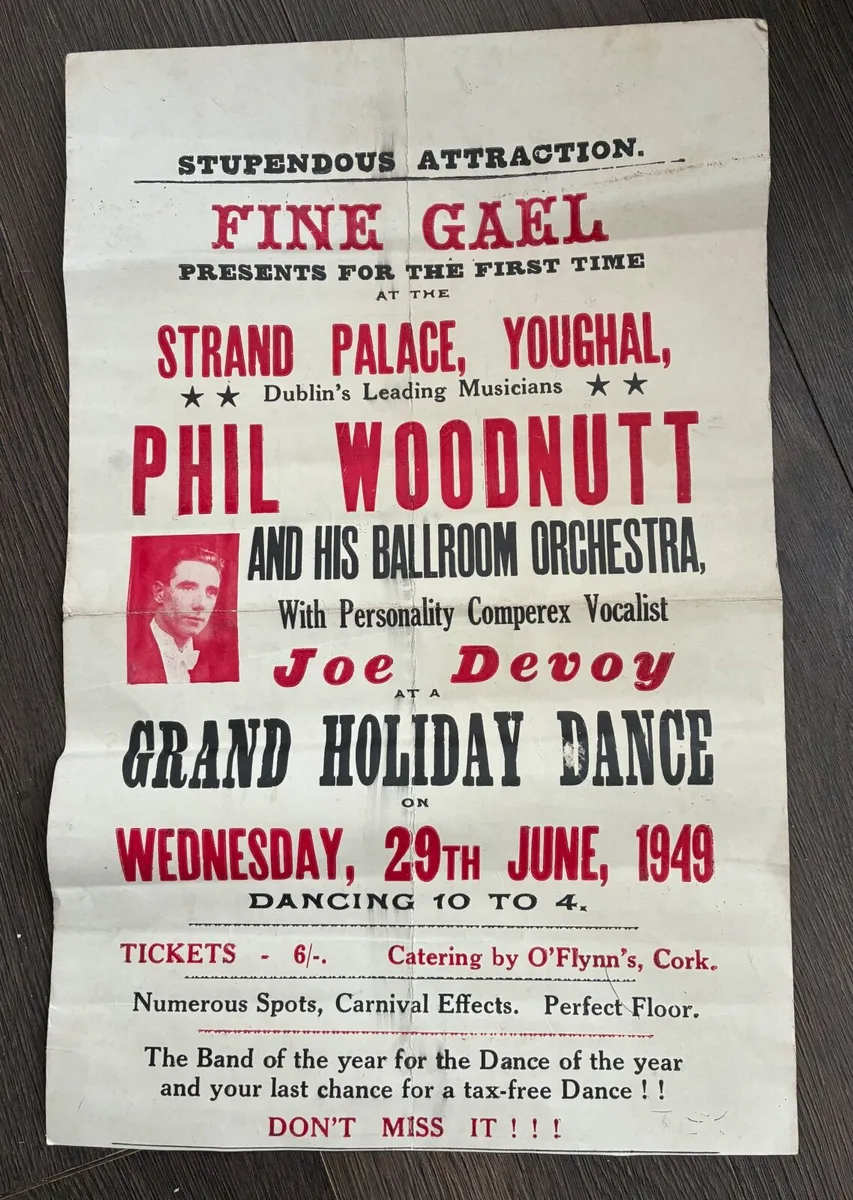 1949 Original  Dance Poster:  Phil Woodnutt - Image 1
