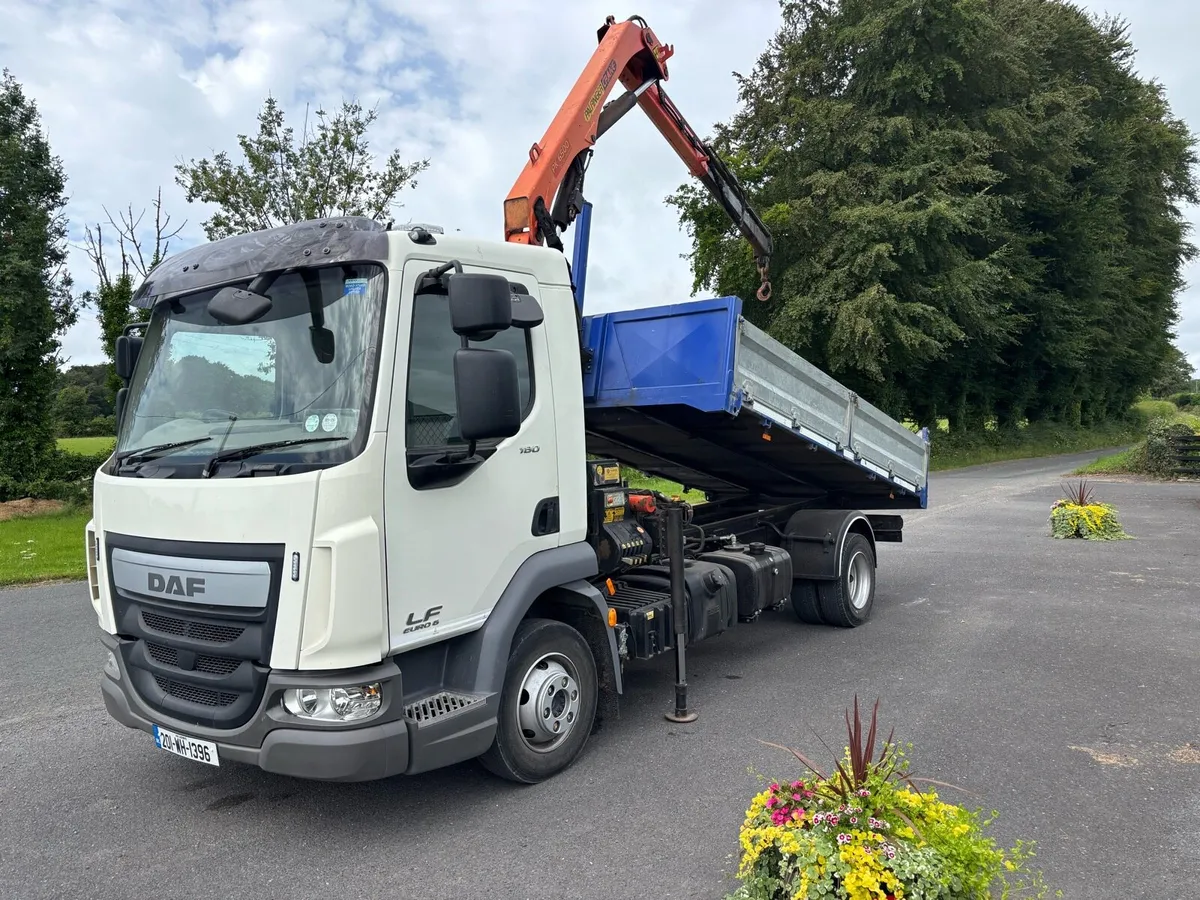 Daf LF. 7.5 ton tipper crane lorry for sale in Westmeath for €55,000 on ...