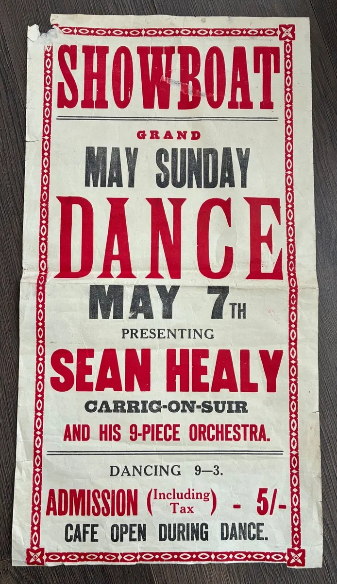 Vintage Showboat Dance Poster: Sean Healy - Image 1