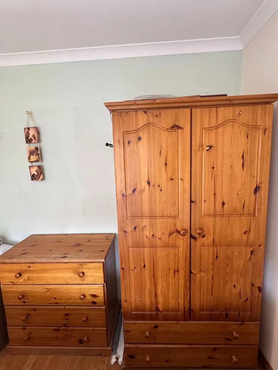 Wardrobe, chest of drawers, bedside drawers - Image 2