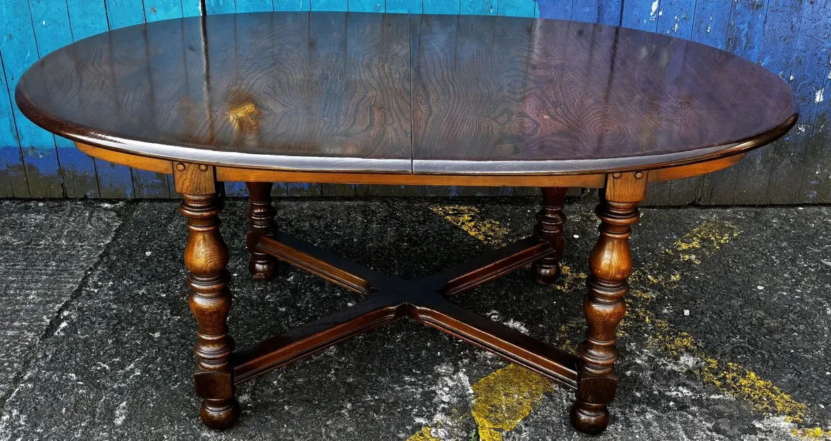 ERCOL TABLE & CHAIRS - Image 2