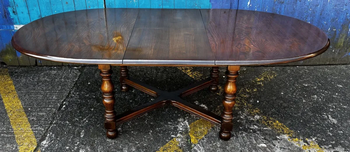 ERCOL TABLE & CHAIRS - Image 3