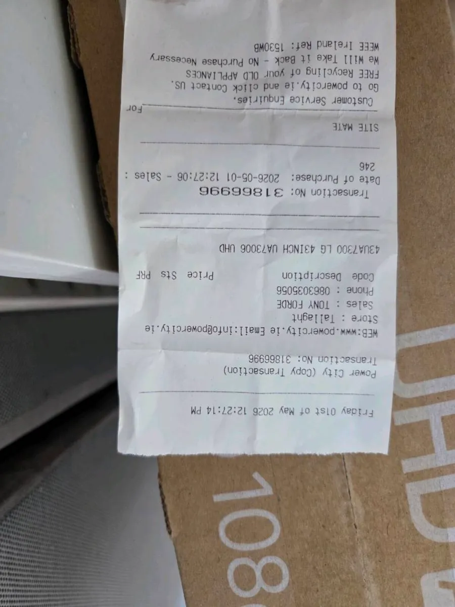 BRAND NEW IN BOX LG 43" 4K Smart TV - Image 2