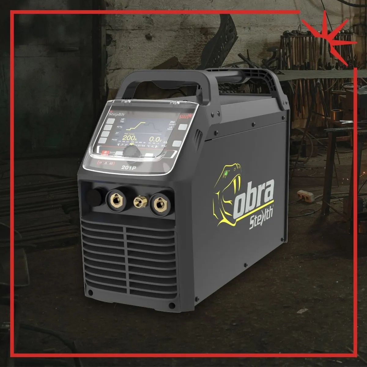 TIG WELDER AC/DC 200AMP SINGLE PHASE