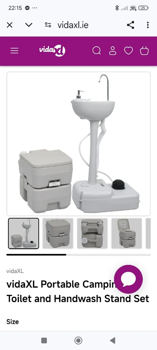 Vidal 30140.a camp wash toilet set lux - Image 1