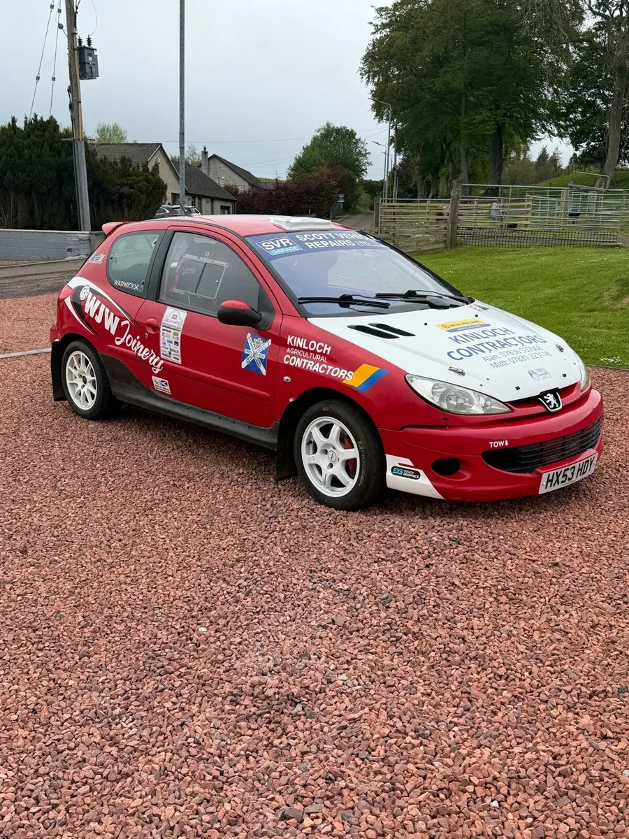 Peugeot 206 GTI Rally Car (In Scotland) - Image 2