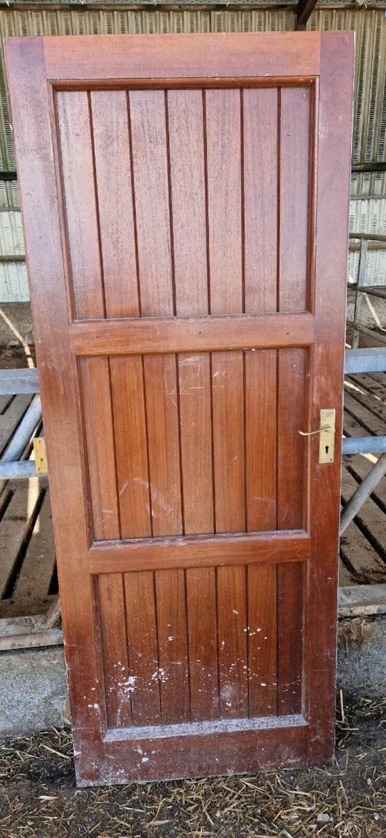 Teak Door and frame - Image 1