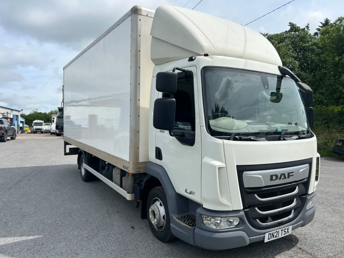 2021 Daf lf180 7.5 ton 20ft box tail lift - Image 3
