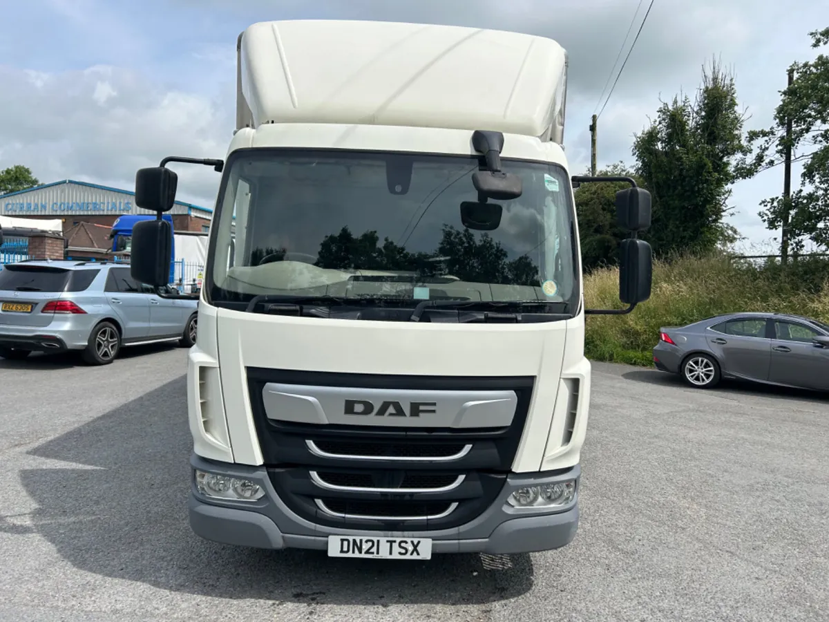 2021 Daf lf180 7.5 ton 20ft box tail lift - Image 2