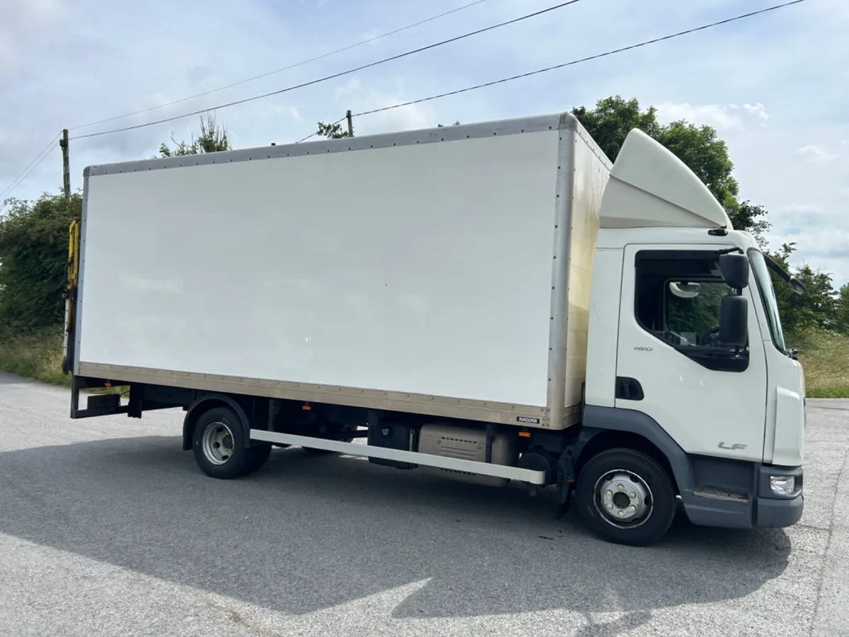 2021 Daf lf180 7.5 ton 20ft box tail lift - Image 4