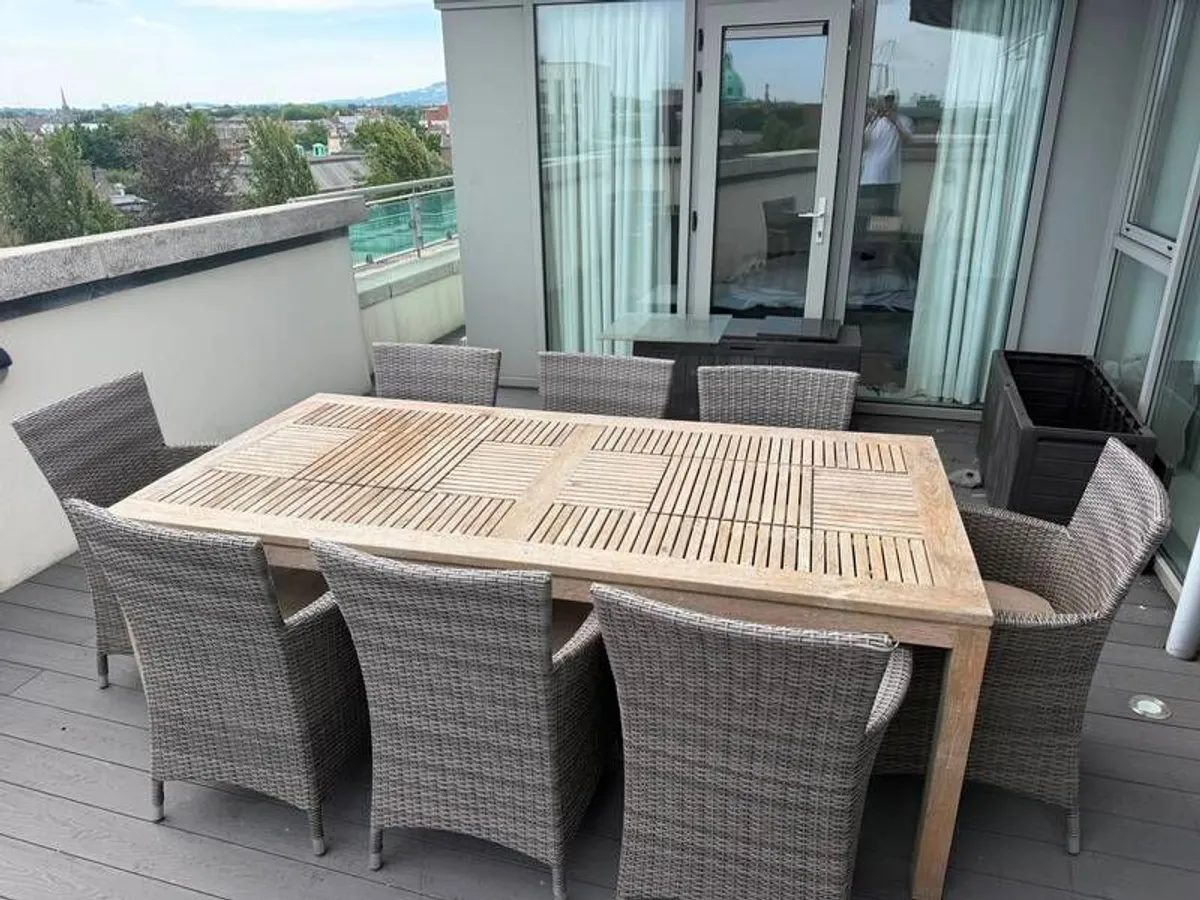 Outdoor Table + Chairs Set - Image 2