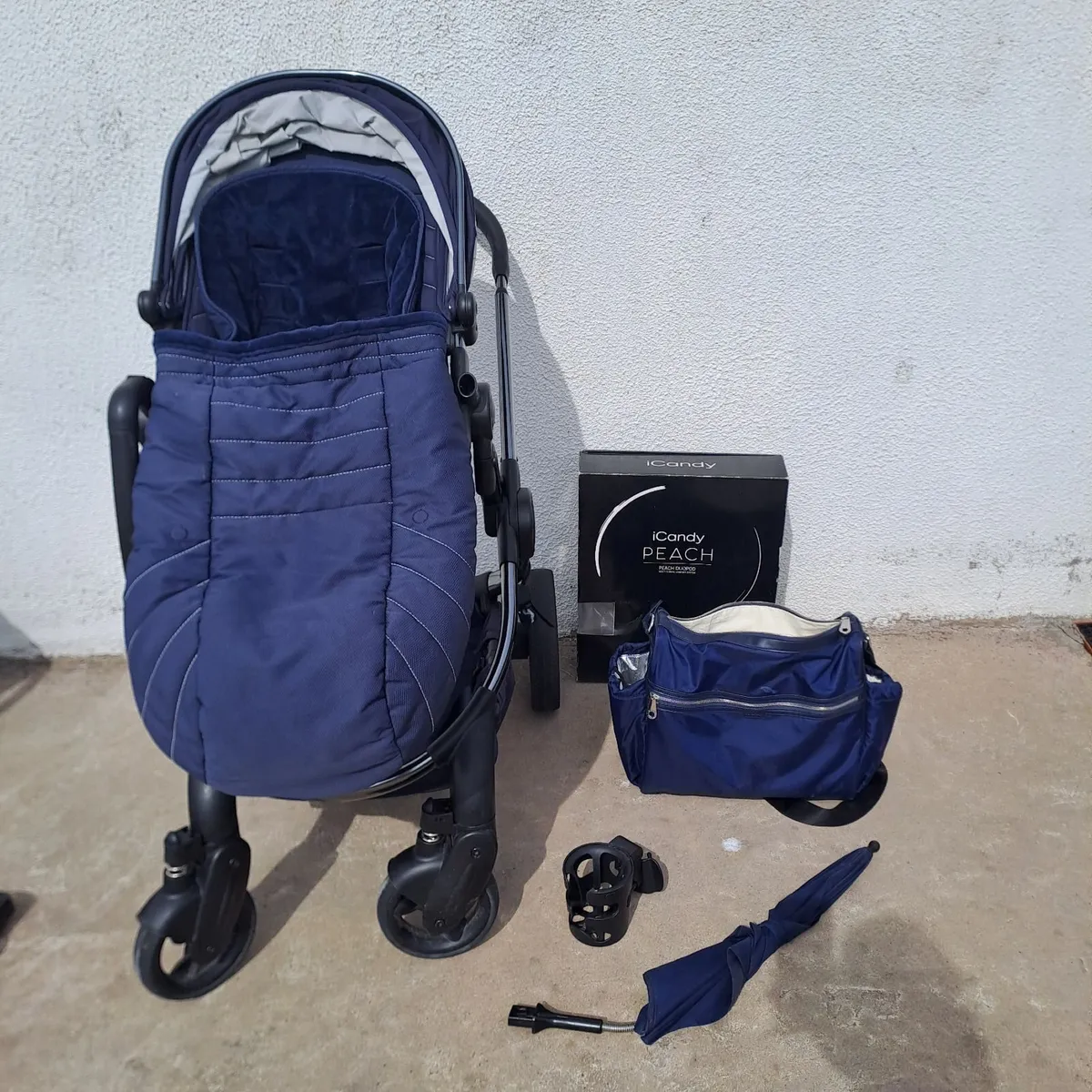 iCandy Peach Pram and Buggy and Accessories - Image 1