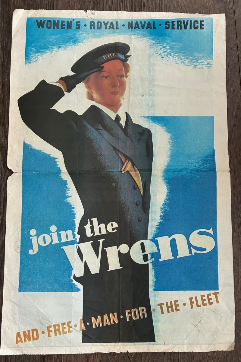 Original Join The Wrens Poster- And Free a Man - Image 1