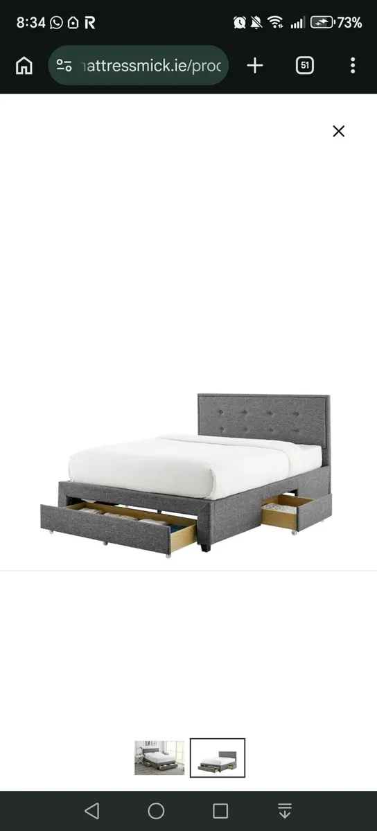 King-Size Bed Frame - Image 1