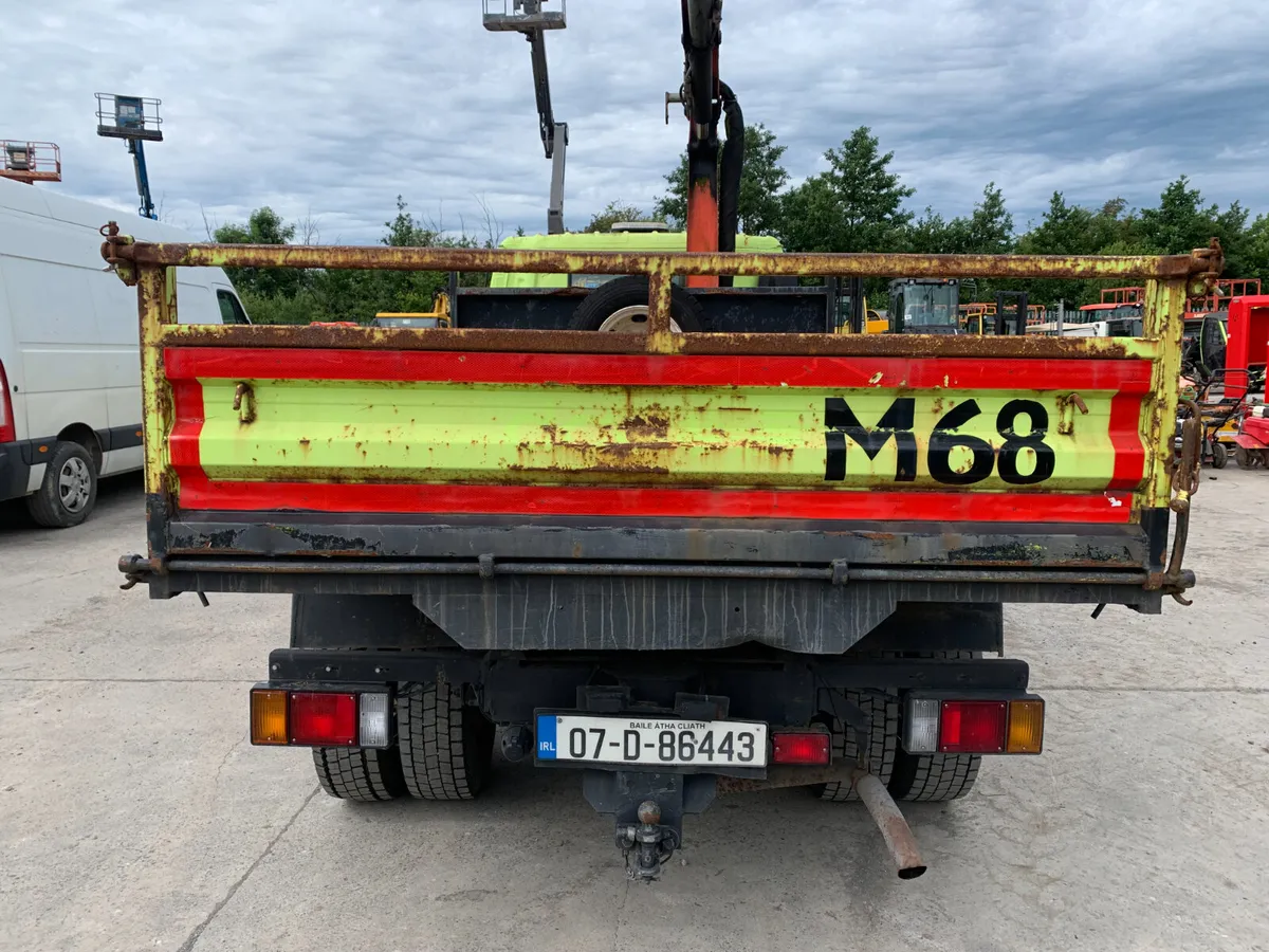 UNRESERVED 2007 ISUZU NPR DROPSIDE & CRANE FOR AUC - Image 4