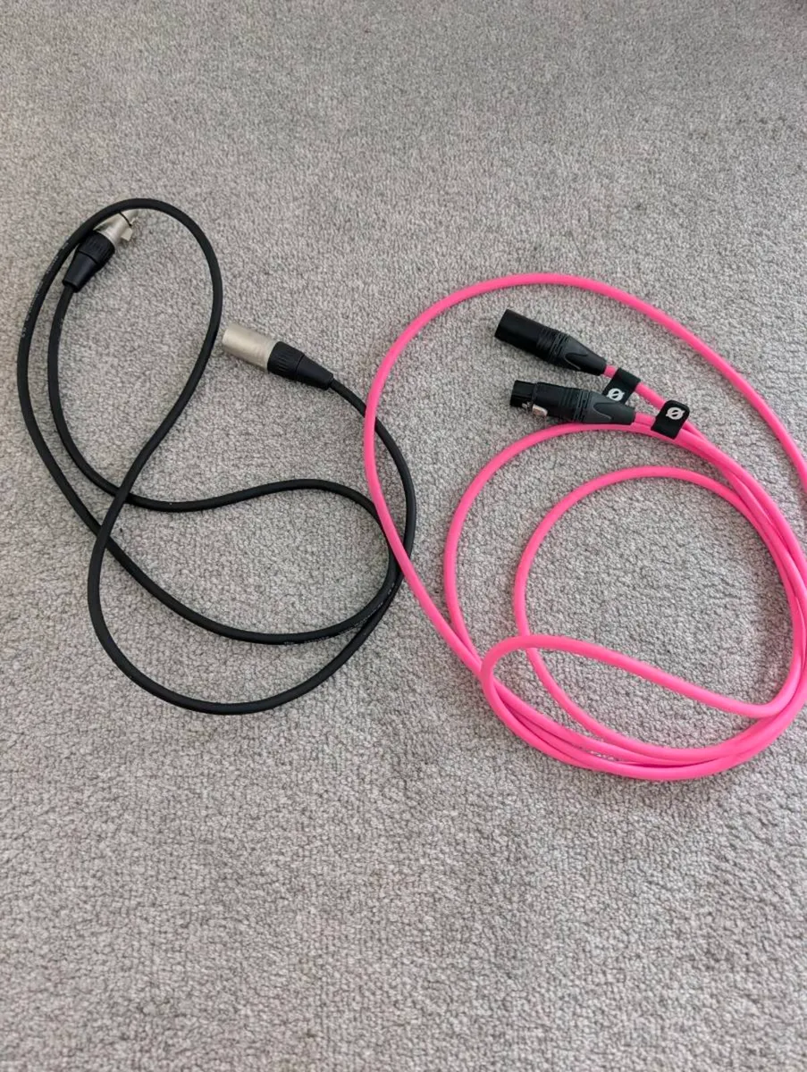 XLR Cables Rode 3m & SSnake thomann 1.5m - Image 1