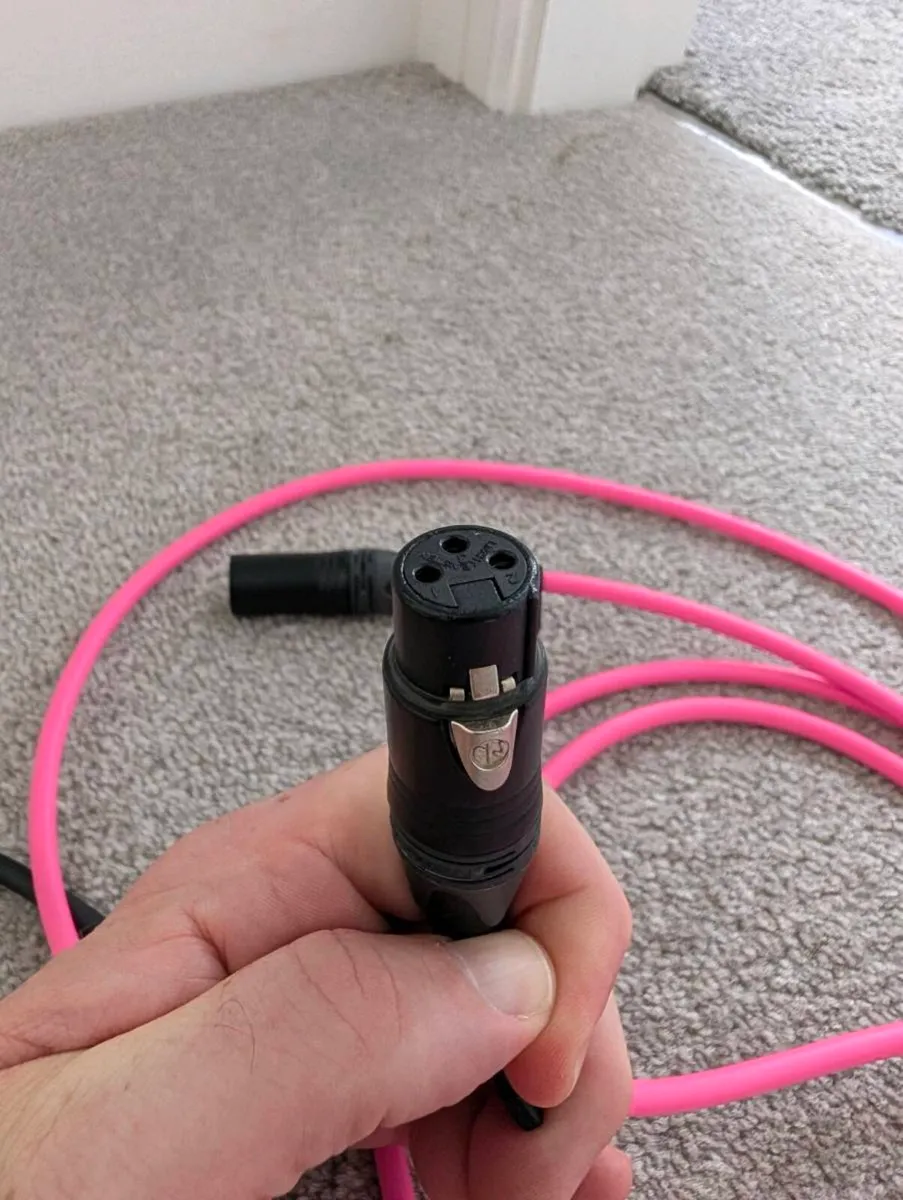 XLR Cables Rode 3m & SSnake thomann 1.5m - Image 2